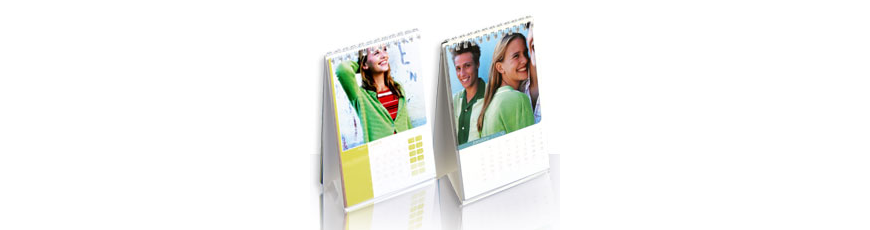 Calendrier photo de bureau (A6), personnalisé, par Smartphoto